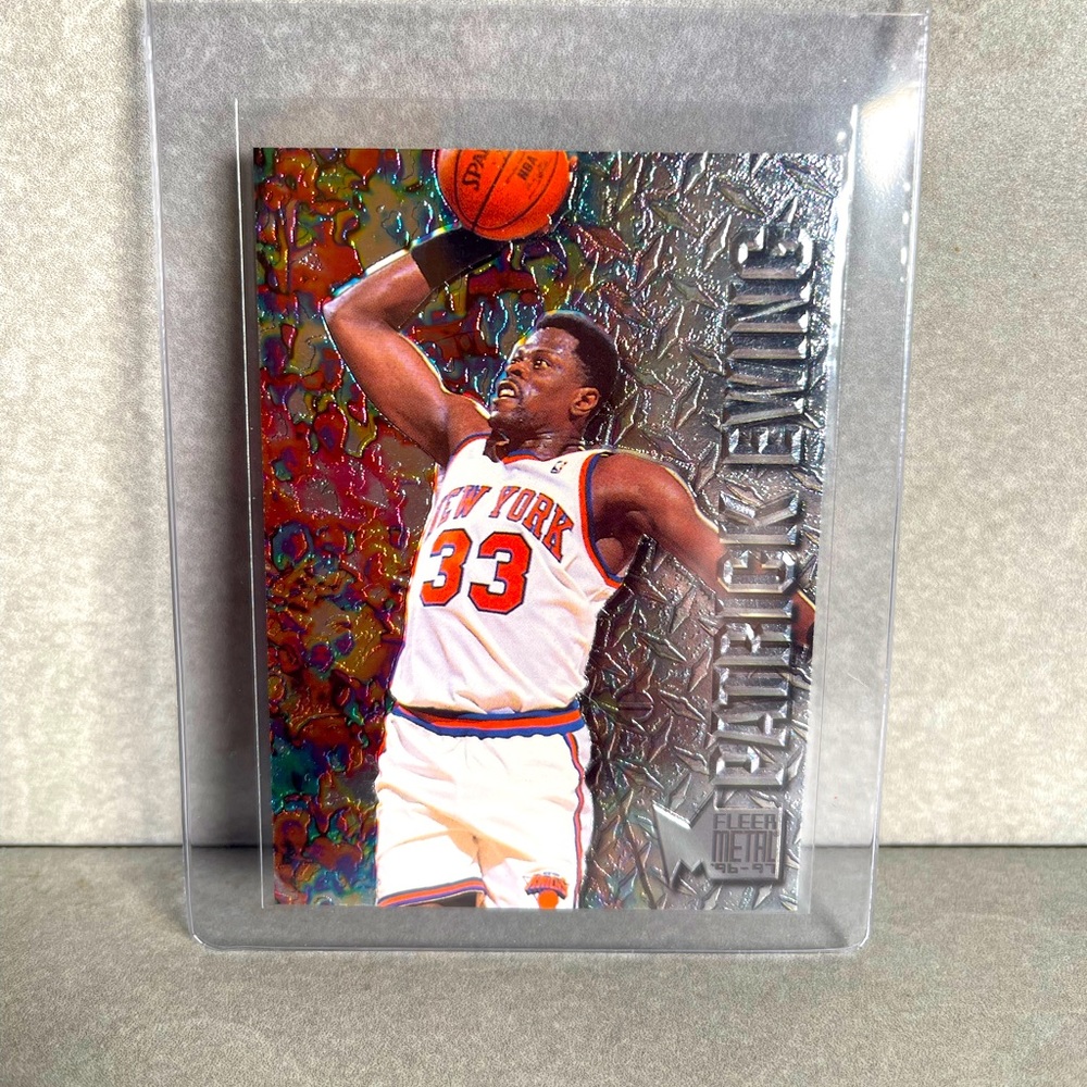 Fleer Metal 1996-97 ~ Patrick Ewing ~ New York Knicks